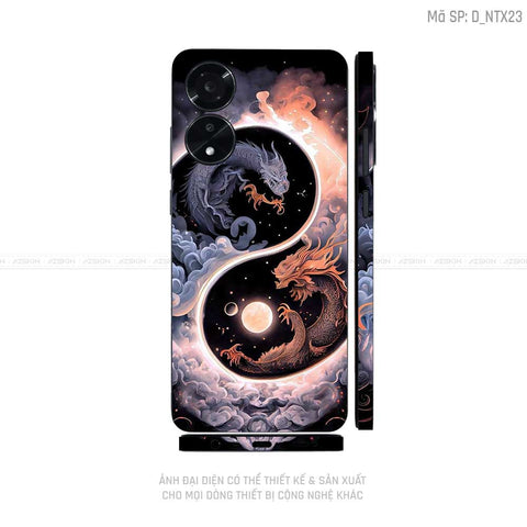 Miếng Dán Skin Điện Thoại OPPO A Series Hình Tattoo | D_NTX23