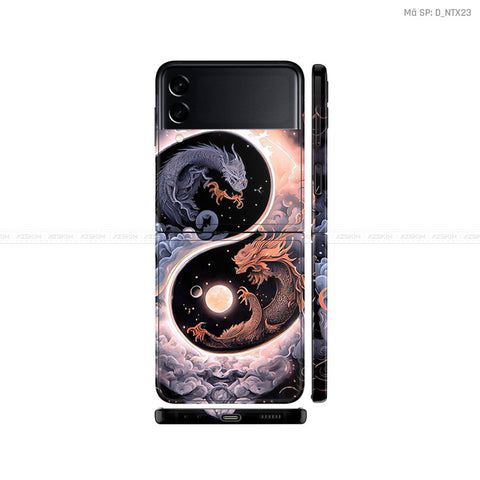 Dán Skin Galaxy Zflip4 Hình Rồng | D_NTX23