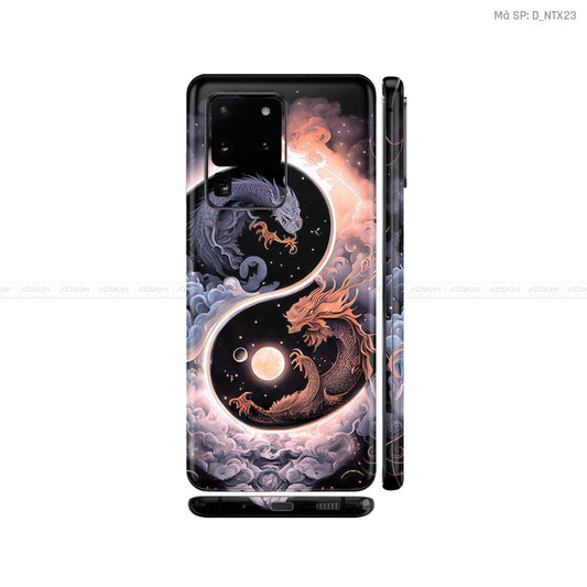 Dán Skin Galaxy S20 Series Hình Nghệ Thuật Xăm Rồng | D_NTX23