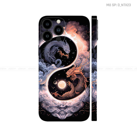 Dán Skin IPhone 14 Series Hình Nghệ Thuật Xăm | D_NTX23