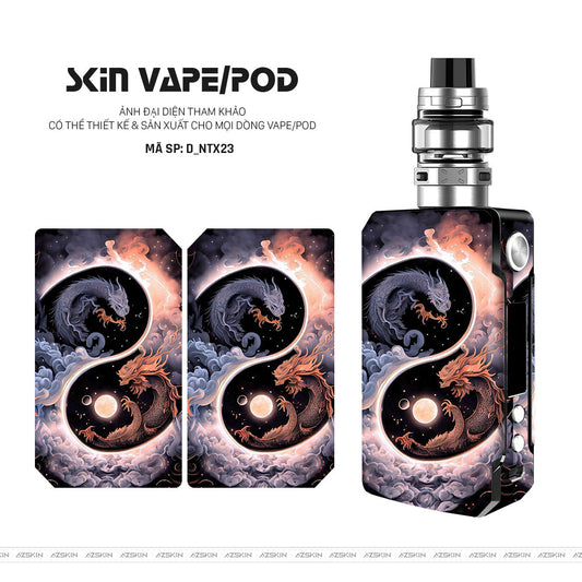 Dán Skin Vape Hình Rồng | D_NTX23