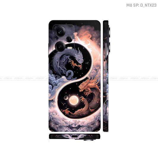 Dán Skin Xiaomi Redmi Note 12 Series Hình Tattoo | D_NTX23