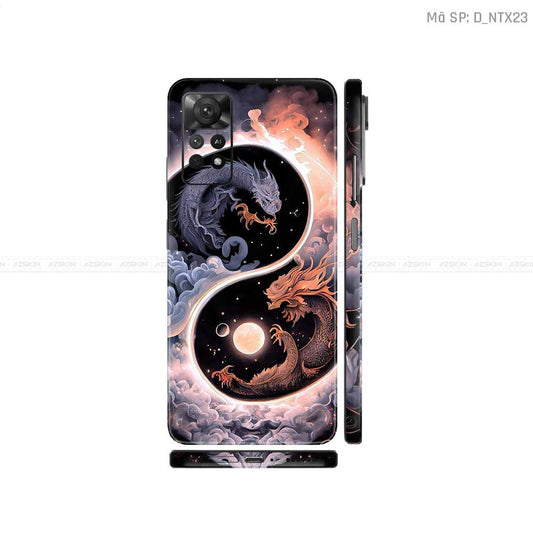 Dán Skin Xiaomi Redmi Note 11 Series Hình Tattoo | D_NTX23