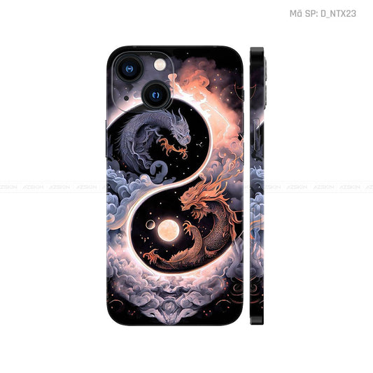 Dán Skin IPhone 14 Series Hình Nghệ Thuật Xăm | D_NTX23