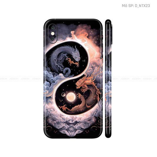 Dán Skin IPhone X Series Hình Nghệ Thuật Xăm | D_NTX23