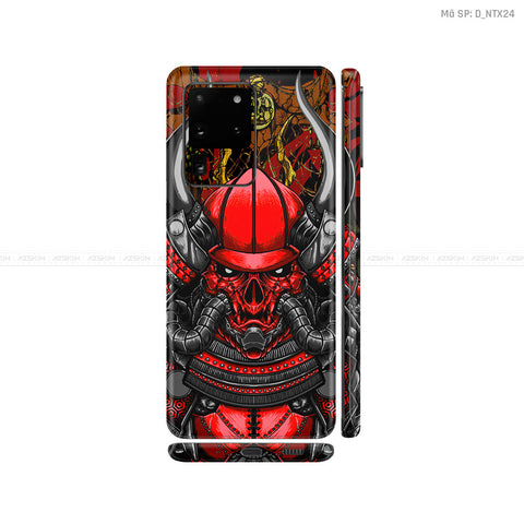 Dán Skin Galaxy S20 Series Hình Nghệ Thuật Xăm Satan - Samurai | D_NTX24