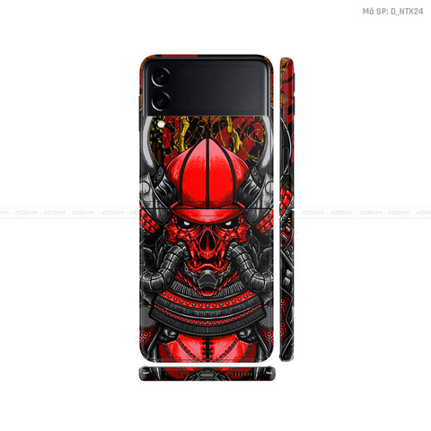 Dán Skin Galaxy Zflip4 Hình Santa - Samurai | D_NTX24