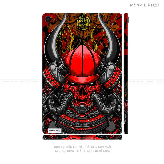 Dán Skin Máy Tính Bảng Lenovo Pad Series Hình Tattoo Satan - Samurai | D_NTX24