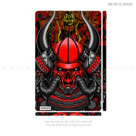 Dán Skin Máy Tính Bảng Lenovo Pad Series Hình Tattoo Satan - Samurai | D_NTX24