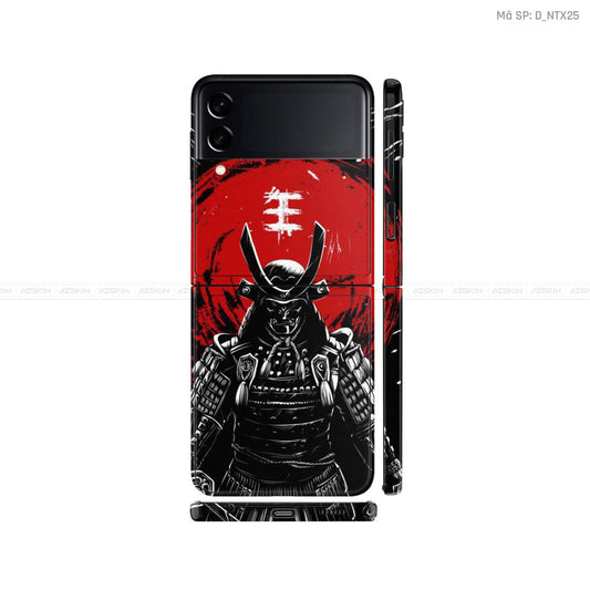 Dán Skin Galaxy Zflip4 Hình Santa - Samurai | D_NTX25