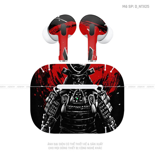 Dán Skin Tai Nghe Airpod 3 Hình Samurai - Santa | D_NTX25