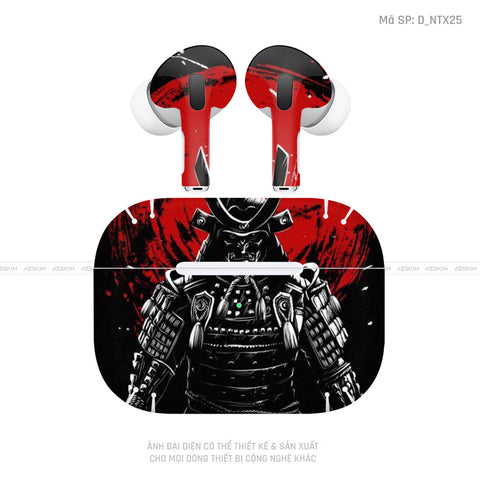 Dán Skin Tai Nghe Airpod 3 Hình Samurai - Santa | D_NTX25