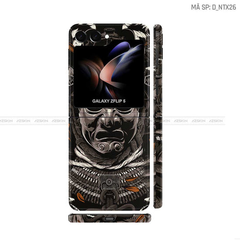 Dán Skin Galaxy Z Flip5 Hình Satan-Samurai | D_NTX26