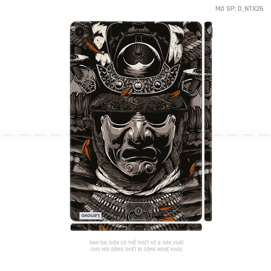 Dán Skin Máy Tính Bảng Lenovo Pad Series Hình Tattoo Satan - Samurai | D_NTX26