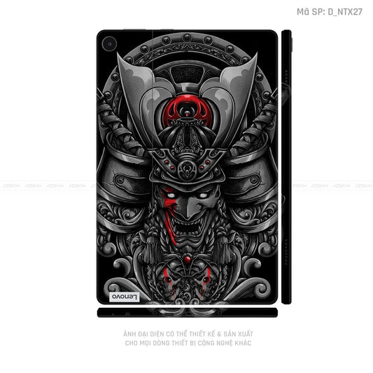 Dán Skin Máy Tính Bảng Lenovo Pad Series Hình Tattoo Satan - Samurai | D_NTX27