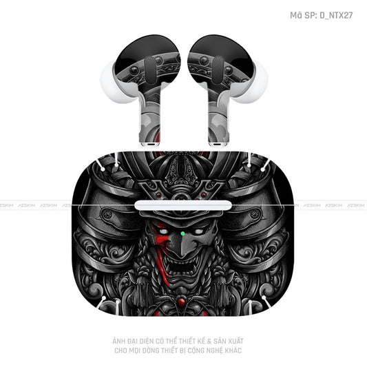 Dán Skin Tai Nghe Airpod 3 Hình Samurai - Santa | D_NTX27