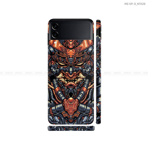 Dán Skin Galaxy Zflip4 Hình Santa - Samurai | D_NTX28