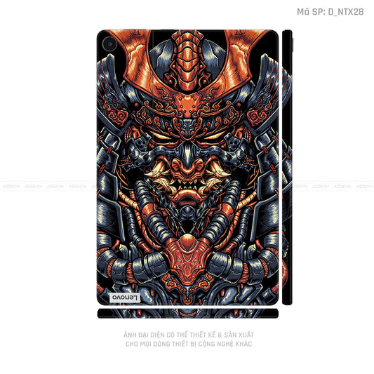 Dán Skin Máy Tính Bảng Lenovo Pad Series Hình Tattoo Satan - Samurai | D_NTX28