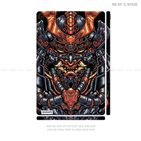 Dán Skin Máy Tính Bảng Lenovo Pad Series Hình Tattoo Satan - Samurai | D_NTX28