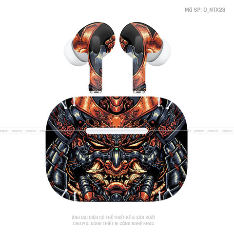Dán Skin Tai Nghe Airpod 3 Hình Samurai - Santa | D_NTX28