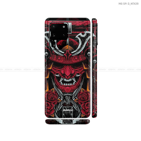 Dán Skin Galaxy S20 Series Hình Nghệ Thuật Xăm Satan - Samurai | D_NTX29