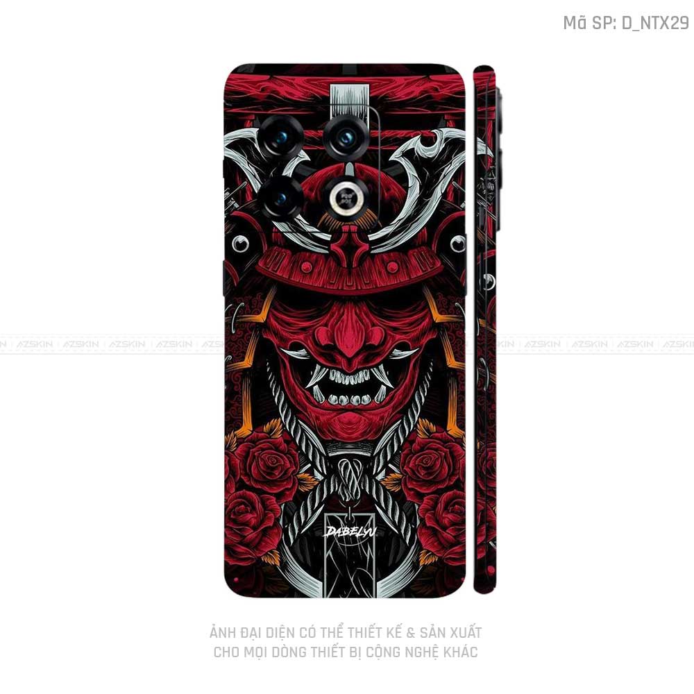 Dán Skin Oneplus 10 Series Hình Satan - Samurai | D_NTX29