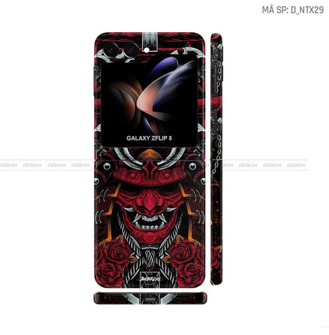 Dán Skin Galaxy Z Flip5 Hình Satan-Samurai | D_NTX29