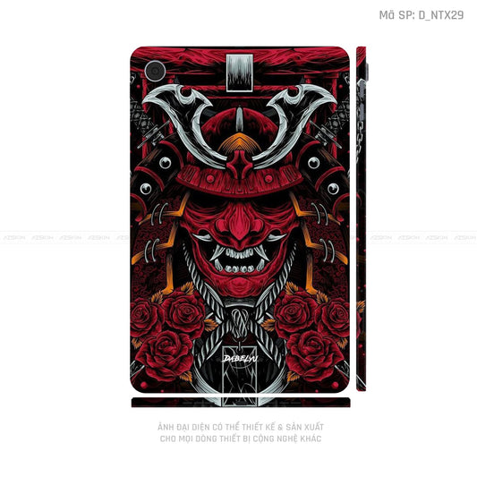 Dán Skin Máy Tính Bảng Oppo Pad Series Hình Tattoo Satan - Samurai | D_NTX29