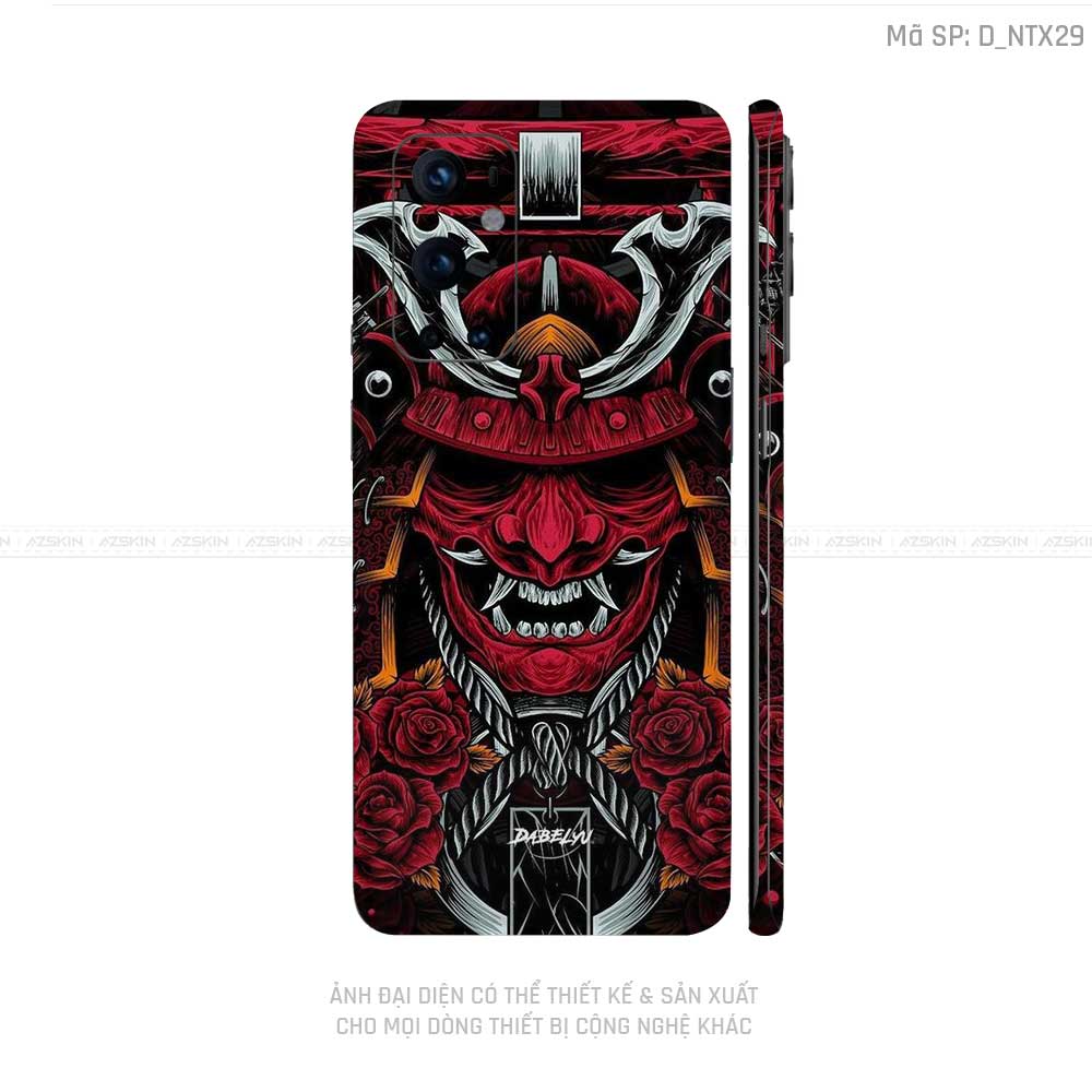 Dán Skin Oneplus 8/9 Series Hình Satan - Samurai | D_NTX29