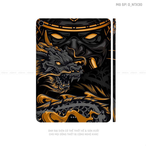 Dán Skin IPad Mini Series Hình Tattoo Satan - Samurai | D_NTX30
