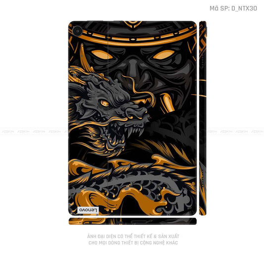 Dán Skin Máy Tính Bảng Lenovo Pad Series Hình Tattoo Satan - Samurai | D_NTX30