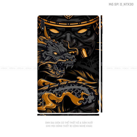 Dán Skin Galaxy Tab S9 Series Hình Tattoo Satan - Samurai | D_NTX30