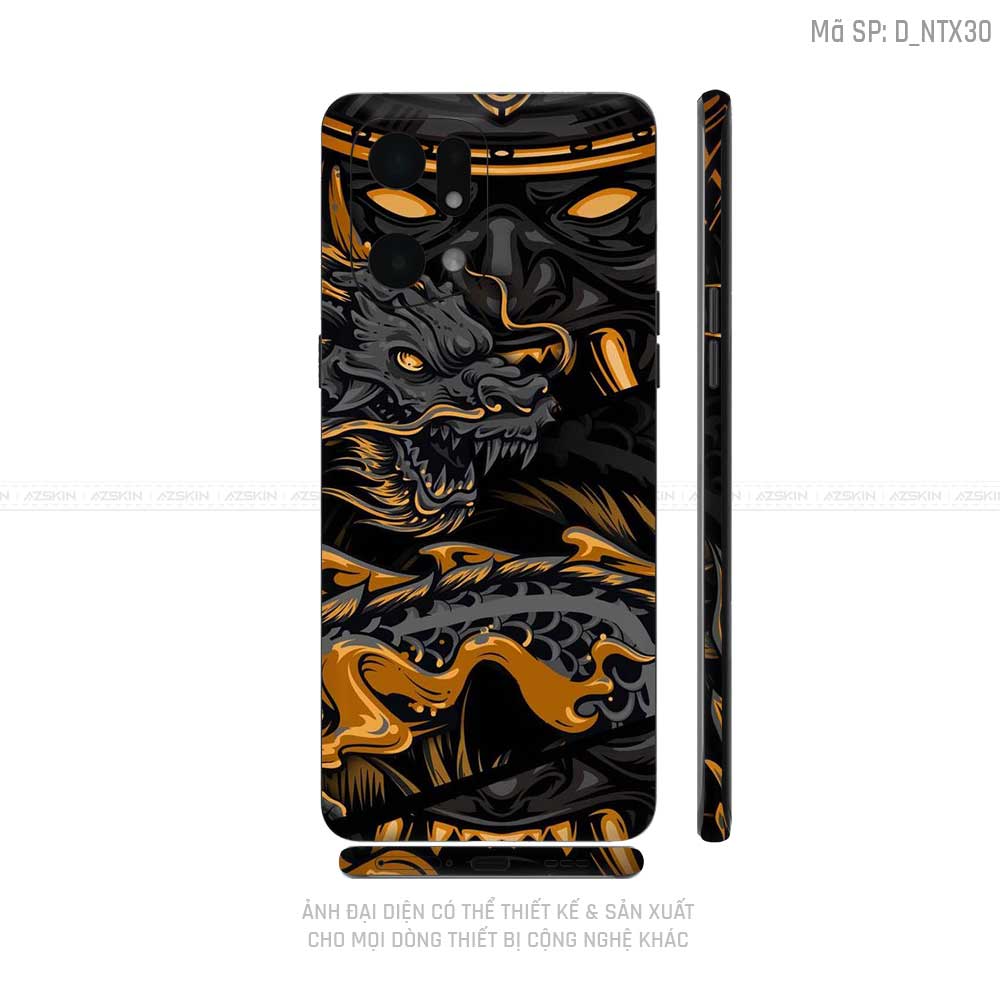 Miếng Dán Skin Điện Thoại OPPO Find X Series Hình Tattoo | D_NTX30