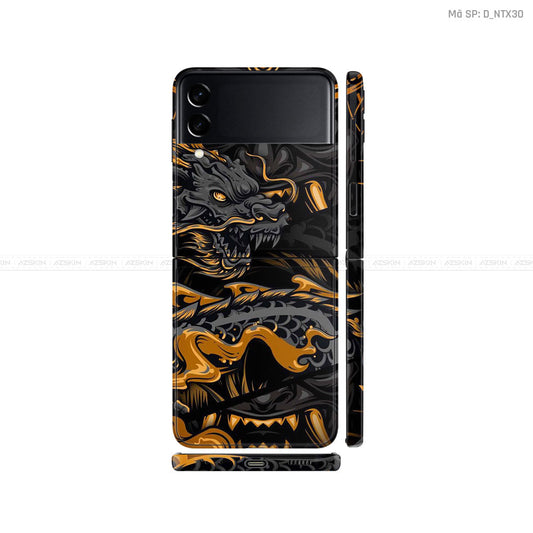 Dán Skin Galaxy Zflip3 Hình Samurai - Santa | D_NTX30