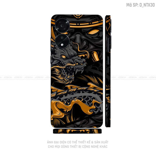 Miếng Dán Skin Điện Thoại OPPO A Series Hình Tattoo | D_NTX30