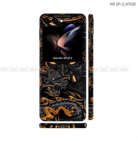 Dán Skin Galaxy Z Flip5 Hình Satan-Samurai | D_NTX30