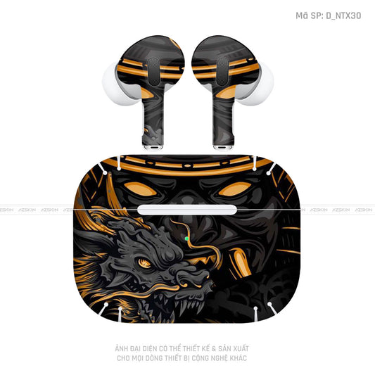 Dán Skin Tai Nghe Airpod 3 Hình Samurai - Santa | D_NTX30