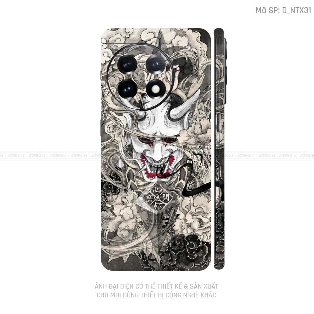 Dán Skin Oneplus 12 Series Hình Satan - Samurai | D_NTX31