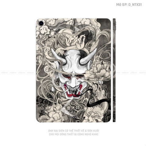 Dán Skin IPad Mini Series Hình Tattoo Satan - Samurai | D_NTX31