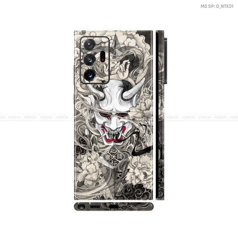 Dán Skin Galaxy Note 20 Series Hình Nghệ Thuật Xăm Satan - Samurai | D_NTX31