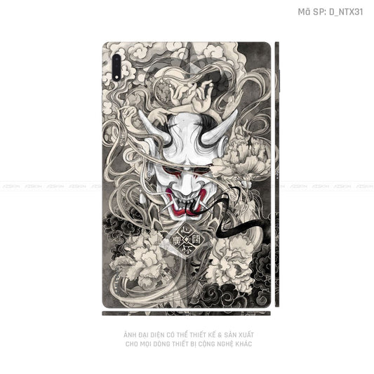 Dán Skin Galaxy Tab S9 Series Hình Tattoo Satan - Samurai | D_NTX31