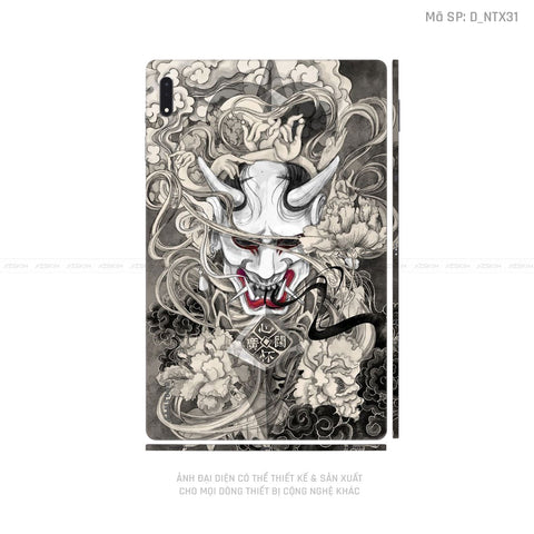 Dán Skin Galaxy Tab S9 Series Hình Tattoo Satan - Samurai | D_NTX31