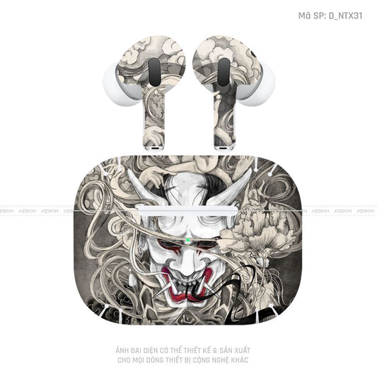 Dán Skin Tai Nghe Airpod 3 Hình Samurai - Santa | D_NTX31