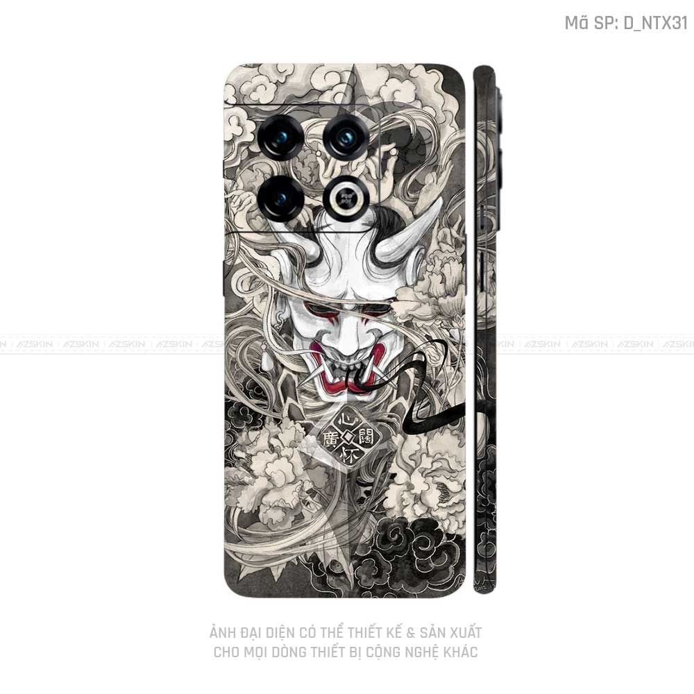 Dán Skin Oneplus 10 Series Hình Satan - Samurai | D_NTX31