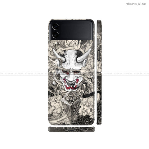 Dán Skin Galaxy Zflip4 Hình Santa - Samurai | D_NTX31