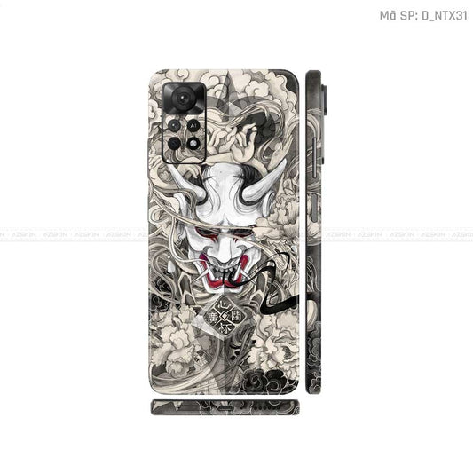 Dán Skin Xiaomi Redmi Note 11 Series Hình Tattoo | D_NTX31