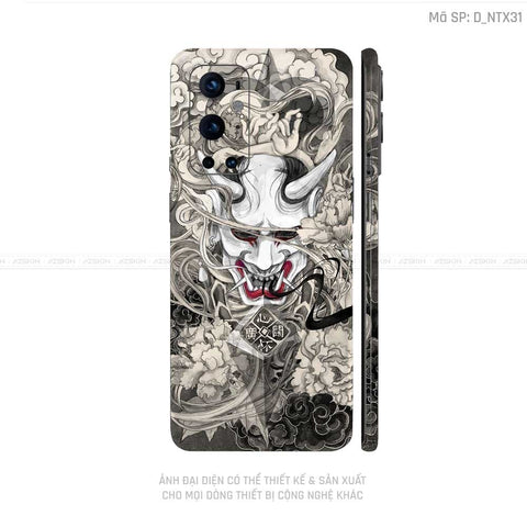 Dán Skin Oneplus 8/9 Series Hình Satan - Samurai | D_NTX31