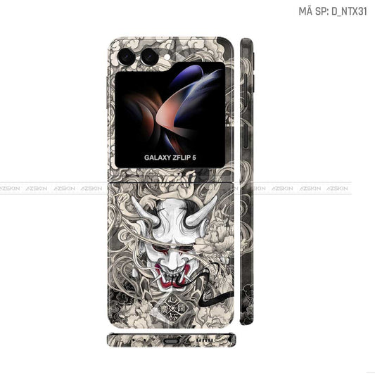 Dán Skin Galaxy Z Flip 7 Hình Satan-Samurai | D_NTX31