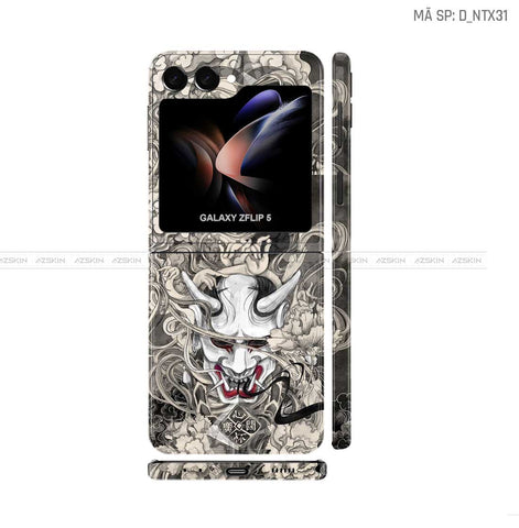 Dán Skin Galaxy Z Flip5 Hình Satan-Samurai | D_NTX31
