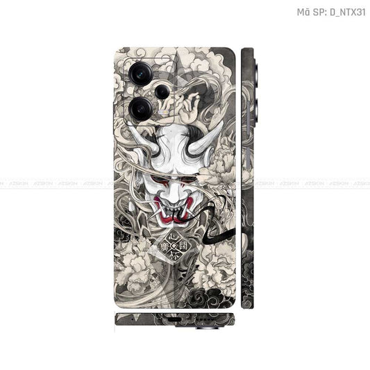 Dán Skin Xiaomi Redmi Note 12 Series Hình Tattoo | D_NTX31